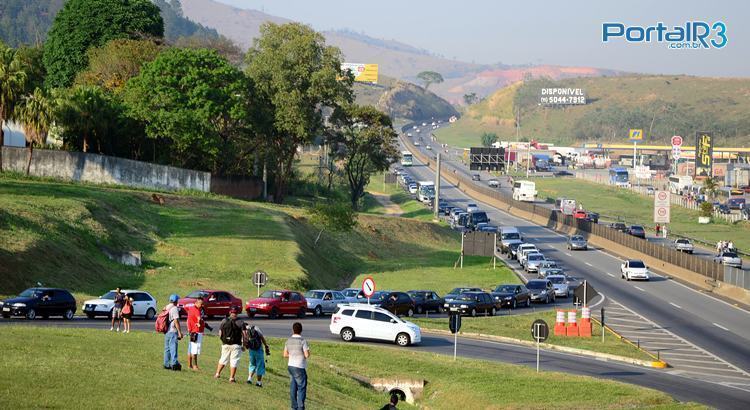 Acesso pela via Dutra ao Santuário de Aparecida. (Foto: PortalR3)