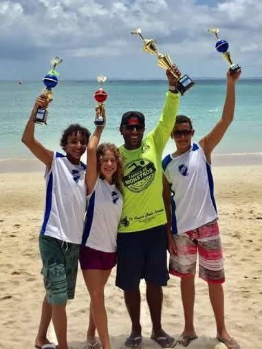 Caraguá garantiu quatro medalhas, uma de ouro, uma de prata e duas de bronze . (Foto: Divulgação/PMC)