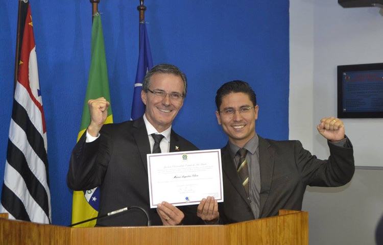 Diplomação em Guaratinguetá. (Foto: Divulgação)