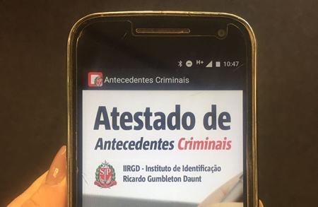 Atestado de Antecedentes Criminais - Governo Do Estado de São Paulo