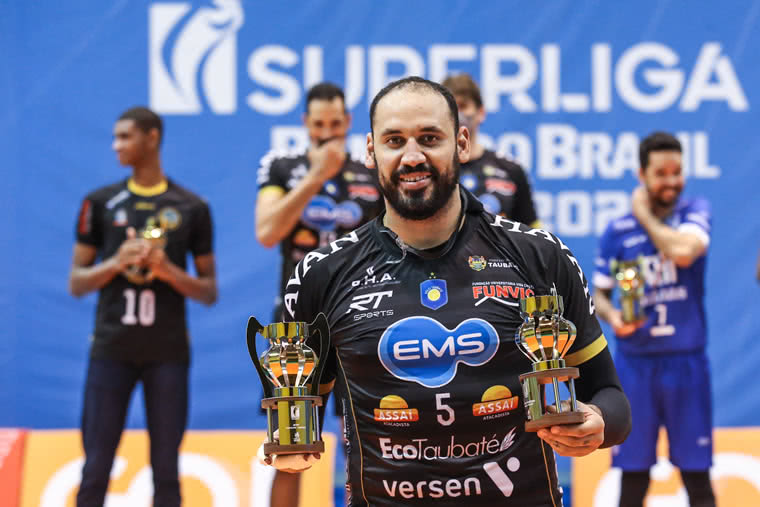 Minas salva matchpoints, reage em BH e vence Vôlei Taubaté no tie-break, vôlei