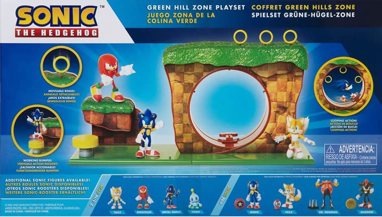 Tails Sonic Filme Game Coleção Blocos Boneco