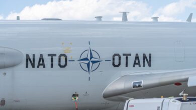 Air Force Boeing E 3A Sentry AWACS of Nato Otan, Germany, June 05, 2024.