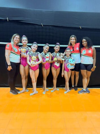 Copa SP de Ginástica Rítmica 2024 em Mogi das Cruzes. (Foto: Divulgação)