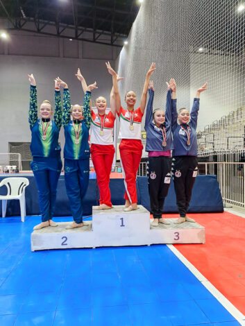 Copa SP de Ginástica Rítmica 2024 em Mogi das Cruzes. (Foto: Divulgação)