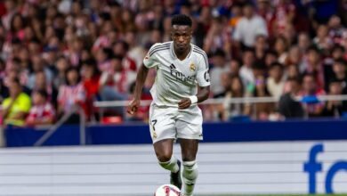 Jogo da Liga entre o Atlético de Madrid e o Real Madrid na capital espanhola.