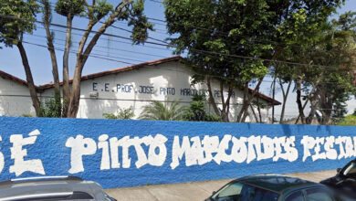 Escola pública em Pindamnhangaba