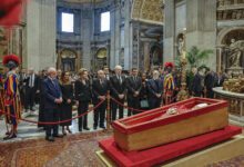 Presidente da República, Luiz Inácio Lula da Silva, durante Velório de Sua Santidade o Papa Francisco.