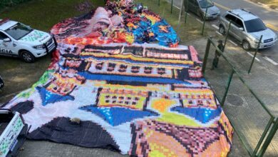 PM Ambiental de SP detém 4 suspeitos por soltarem balão de 18 metros em área de conservação