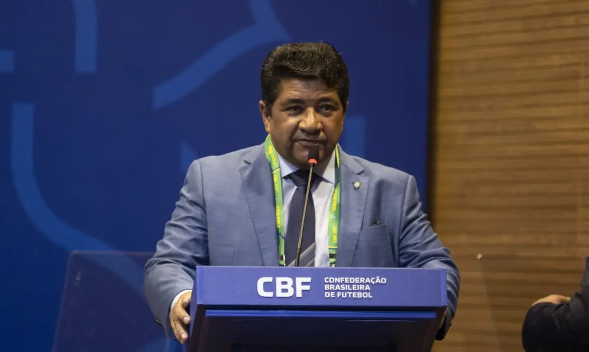 presidente da Confederação Brasileira de Futebol (CBF), Ednaldo Rodrigues.
