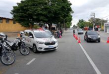 Blitz da Polícia Militar em Pindamonhangaba