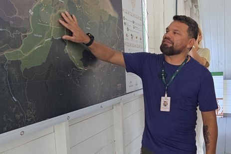 Ilha de Marajó (PA), 29/05/2025 - Francisco Malheiros fala sobre a inauguração Agroindústria na Ilha de Marajó. Foto: Anderson Águia/Natura/WEG