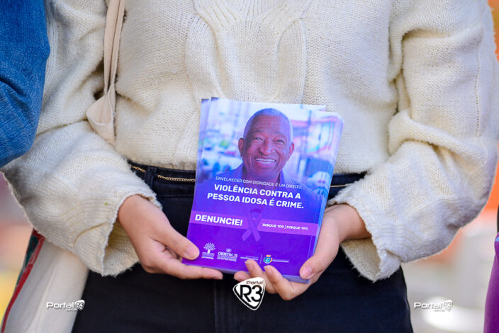 Evento na Praça Monsenhor Marcondes marcou o engajamento da população no combate à violência e na valorização da pessoa idosa.