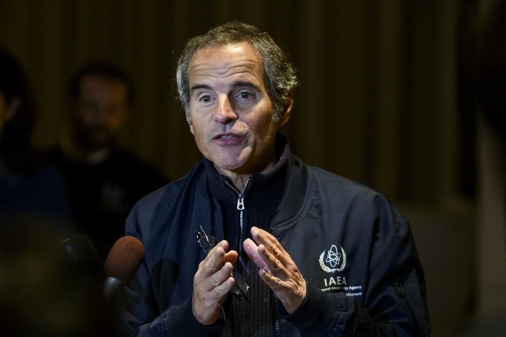 O chefe da Agência Internacional de Energia Atômica (AIEA) da ONU, Rafael Grossi.