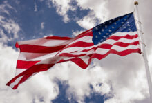 Bandeira dos Estados Unidos.