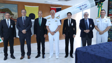 O evento aconteceu nesta quinta-feira (26) na sede da Diretoria-Geral do Material da Marinha, no Rio de Janeiro