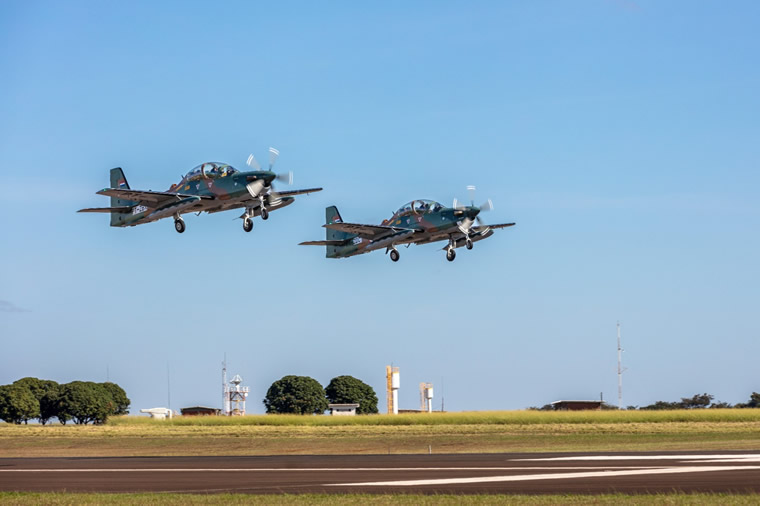 aeronaves A-29 Super Tucano para a Força Aérea Paraguaia
