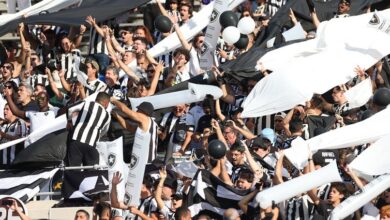 Pasadena, 19/06/2025 - Torcida durante lance de jogo entre PSG e Botafogo pela Copa do Mundo de Clubes no Estadio Rose Bowl. Foto: Vitor Silva/Botafogo.
