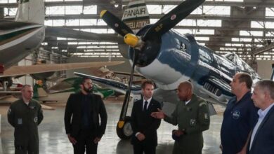 Modelos clássicos como Spitfire, BF109G e F4U Corsair foram doados pelo Museu Asas de um Sonho