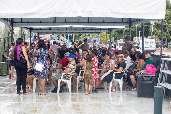 Em Breves (PA), a ação segue com atendimentos até o dia 28/06.