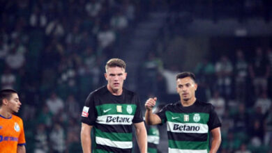 Gyokeres com Pedro Gonçalves, uma dupla goleadora do Sporting, agora desfeita