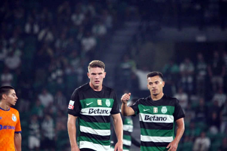 Gyokeres com Pedro Gonçalves, uma dupla goleadora do Sporting, agora desfeita