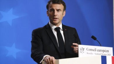 O presidente francês, Emmanuel Macron