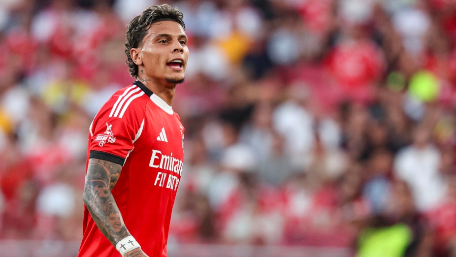 O colombiano Richard Ríos chegou para dar mais vivacidade à intermediária dos encarnados Foto SL Benfica
