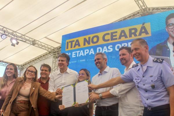 Cerimônia na Base Aérea de Fortaleza marca novo avanço nas obras do ITA e expansão da educação superior no Ceará