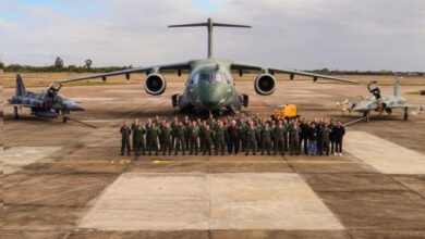 FAB realiza avalia&ccedil;&atilde;o do sistema de autodefesa do KC-390 Millennium