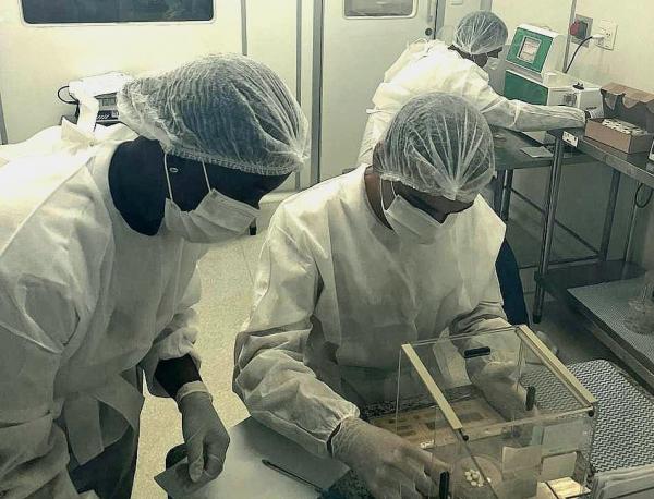 Produção em Laboratório.