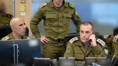 O Chefe do Estado-Maior General comandou a operação a partir do Centro de Comando da Força Aérea Israelense