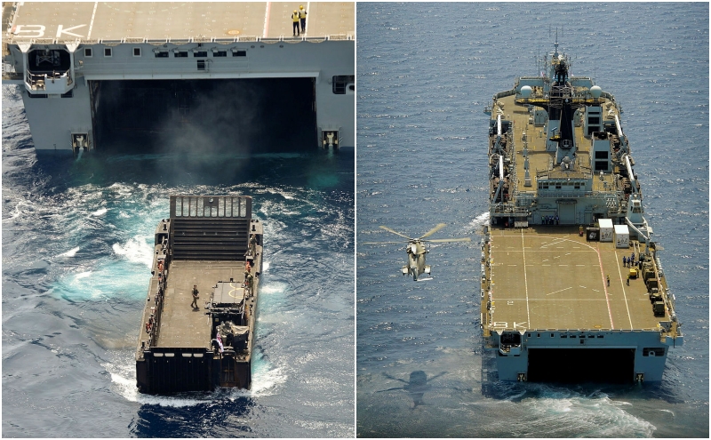 HMS “Bulwark”. (Foto: Marinha do Brasil)