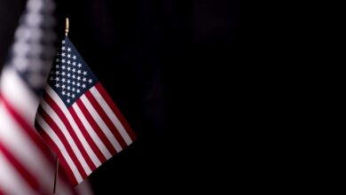 Bandeira dos Estados Unuidos.