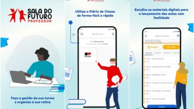 Interface do aplicativo Sala do Futuro, nova plataforma digital da Educação de São Paulo
