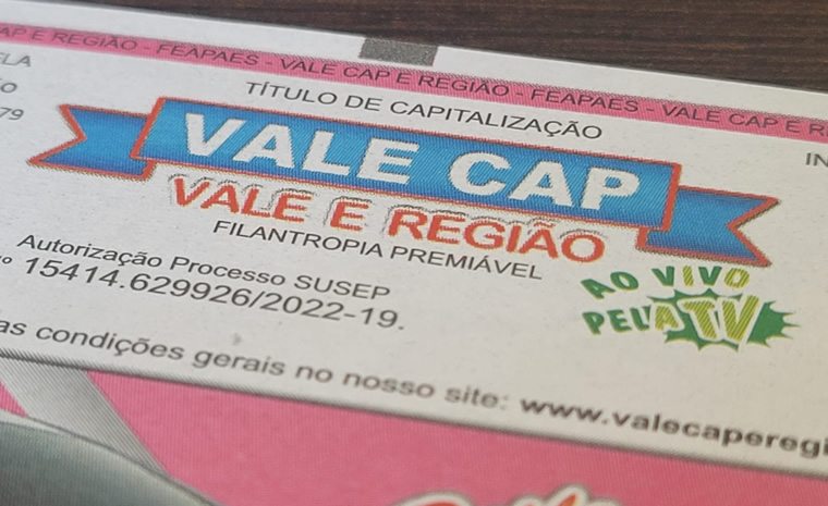 Resultado do sorteio do Vale Cap de 2 de novembro com prêmio principal de R$ 300 mil