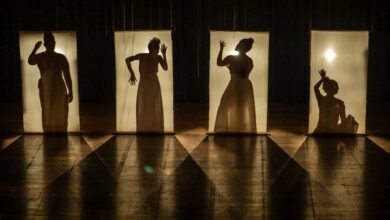 Cia O Clã da Dança apresenta espetáculo Akai Ito no Festival Internacional de Teatro do Movimento, na Colômbia.