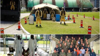 Cerca de 150 militares atuaram em monitoramento radiológico, controle de risco e descontaminação de pessoal. A ação assegurou a integração das Forças Armadas com órgãos federais e estaduais.