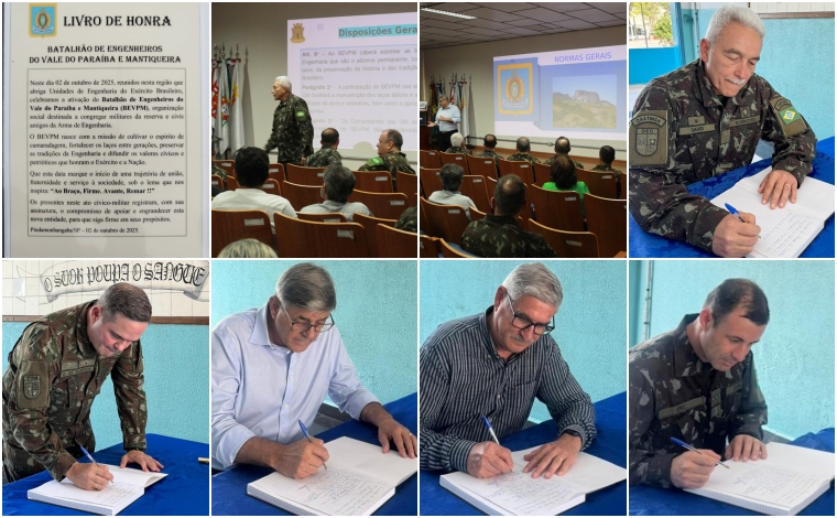 Ativação do Batalhão de Engenheiros em Pindamonhangaba