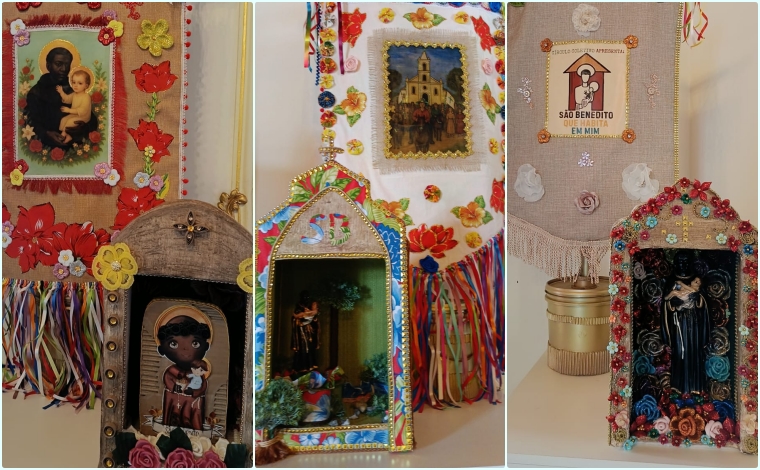 Exposição “São Benedito que habita em mim” no Museu Histórico de Pindamonhangaba celebra arte e memória da Festa de São Benedito.