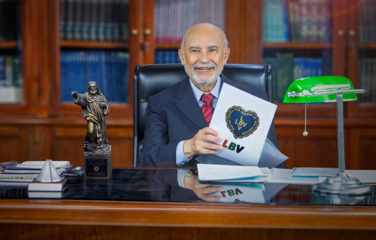 José de Paiva Netto, diretor-presidente da Legião da Boa Vontade (LBV) e fundador do Templo da Boa Vontade
