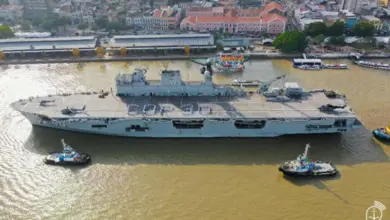 O Navio-Aeródromo Multipropósito (NAM) "Atlântico", Capitânia da Esquadra e maior navio de guerra da América Latina