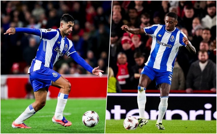 O dominicano Pablo Rosario surgiu com alguma surpresa no lugar do espanhol Gabri Veiga Foto FC Porto