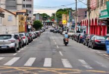 Vagas de estacionamento rotativo no centro de Pindamonhangaba