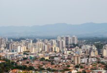 Vista da cidade de Taubaté