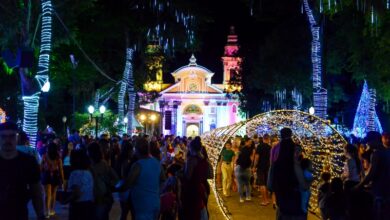 Luzes e decoração do Natal Iluminado de Tremembé 2025