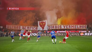 Os Diabos Vermelhos são uma das claques organizadas do Benfica Foto BTV