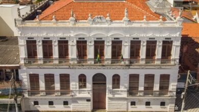 Vista do Palacete 10 de Julho