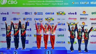 Ginastas de Pindamonhangaba campeãs no Brasileiro de Conjuntos de Ginástica Rítmica