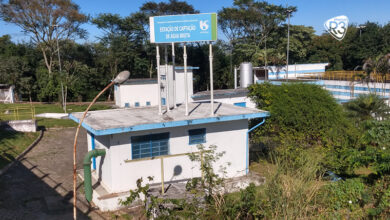 Estação de Captação da Sabesp em Pindamonhangaba. (Foto: PortalR3)